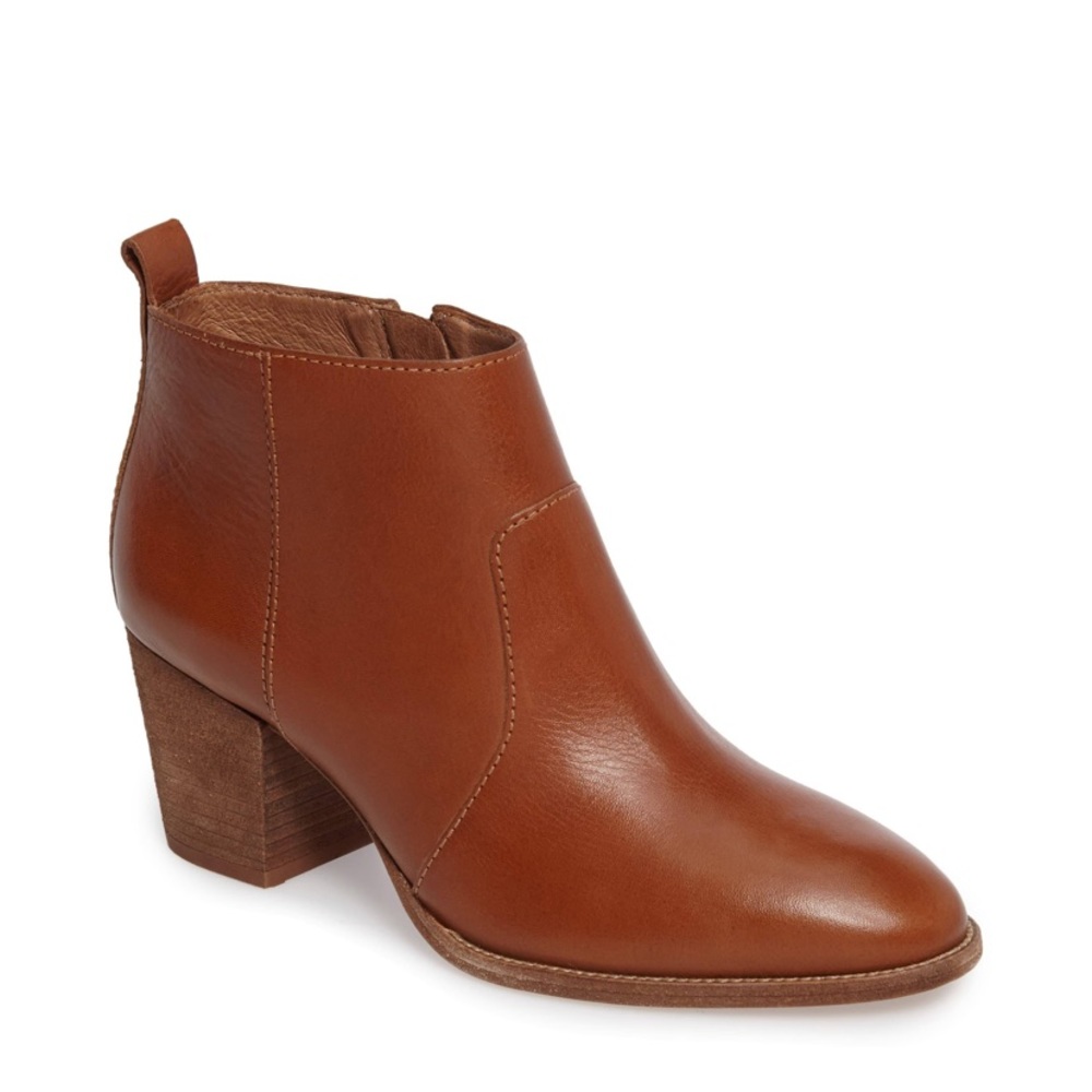 Madewell Brenner ankle bootie 8 English Saddle